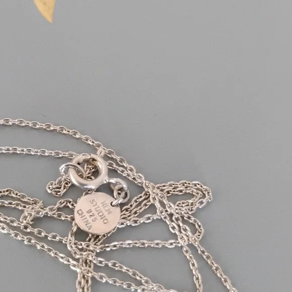 Robert Lee Morris Sterling Heart Necklace